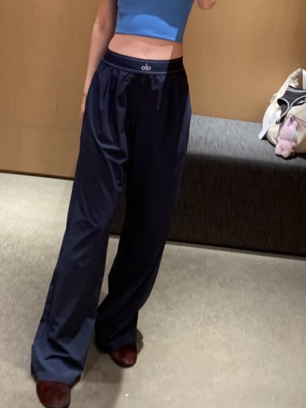 30" Inseam Alo Yoga Versatile Relaxed Fit Trouser/Pants🍧Regular Navy Blue NWT🧊